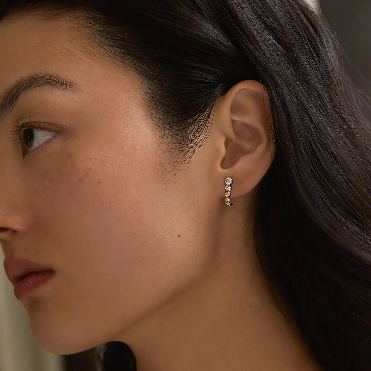 Romy Hoop Earrings | Silver