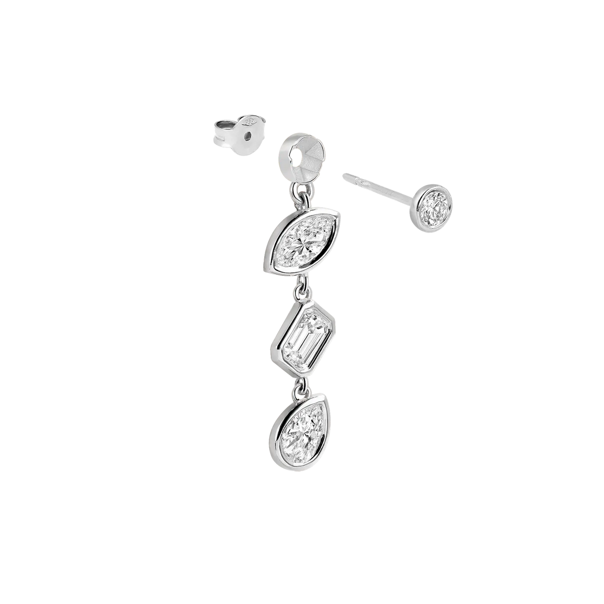 Amara Earrings | Silver