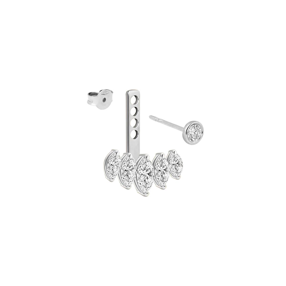 Bea Earrings | Silver