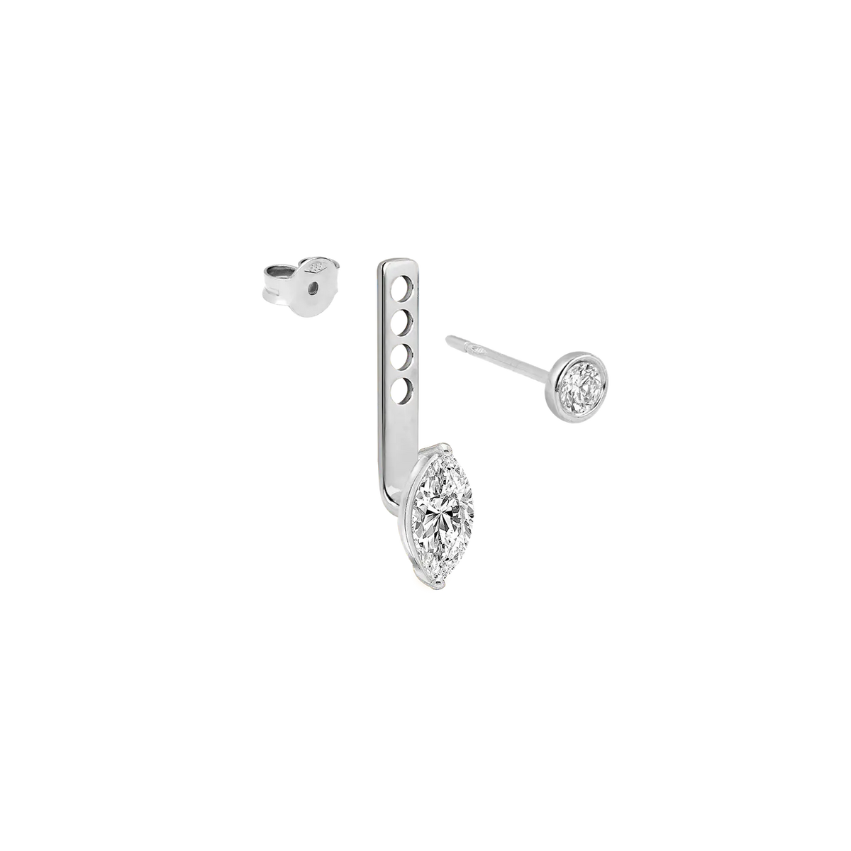 Estelle Earrings | Silver