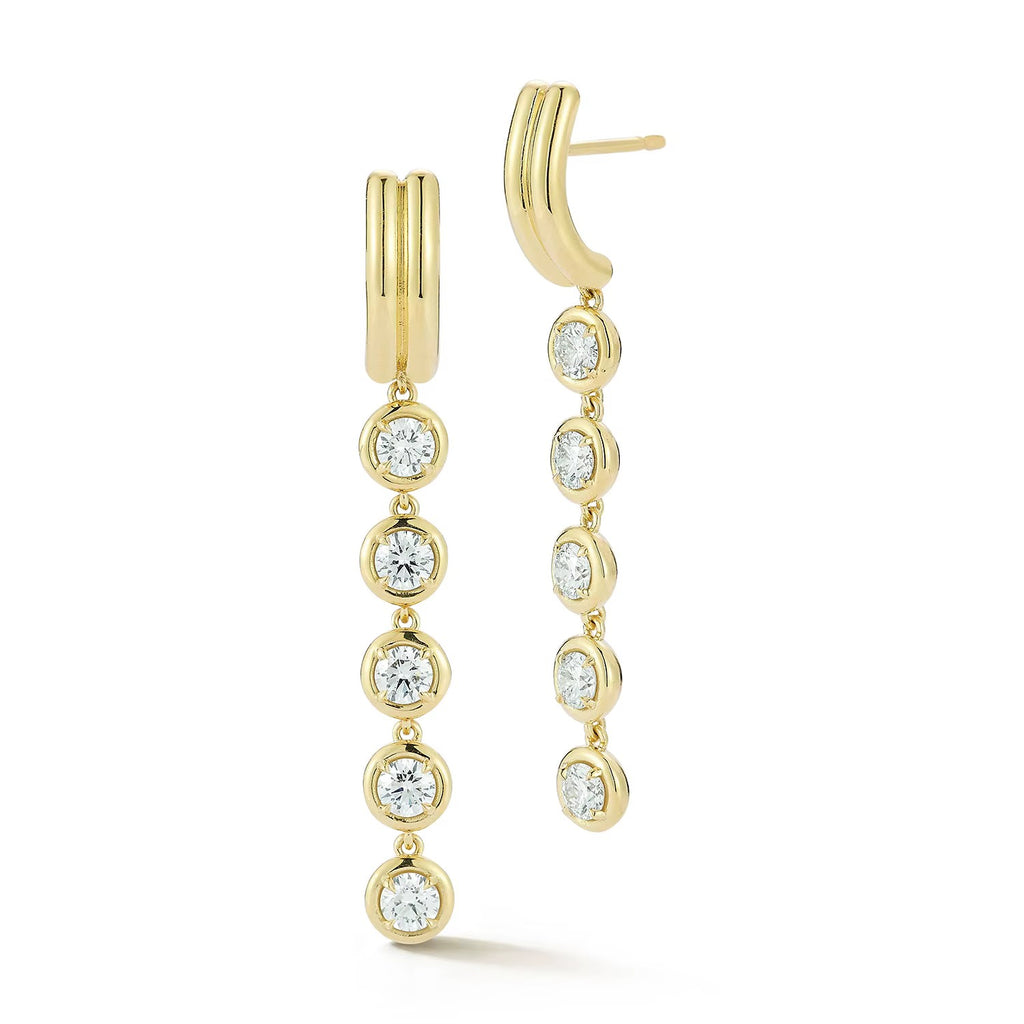 Jenny Drop Earrings | 4 Stones
