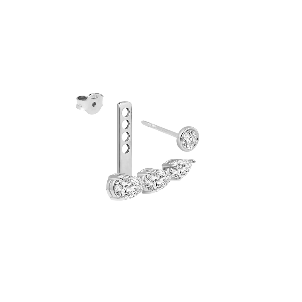 Kaia Earrings | Silver