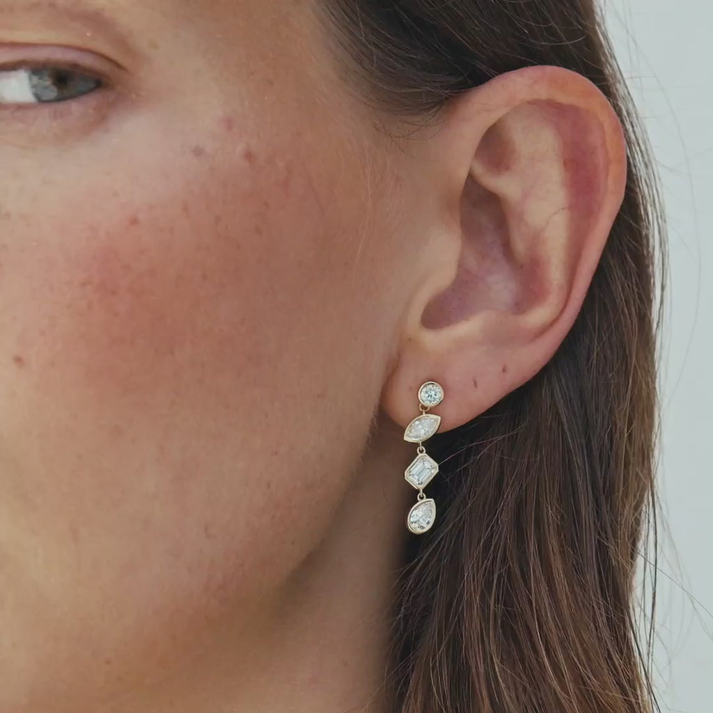 Amara Earrings | Silver